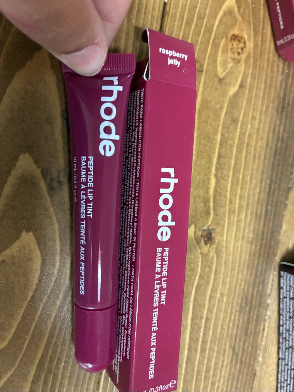 RHODE Peptide Lip Tint in Raspberry Jelly - Deep Berry Pink